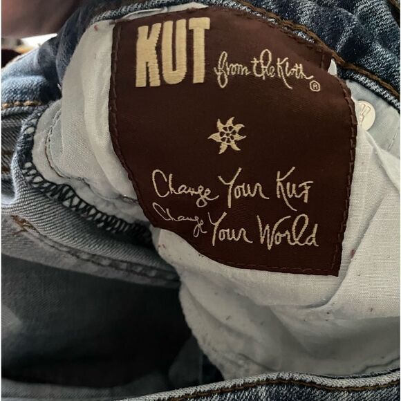 Kut from the Kloth Catherine Mid Rise Boyfriend Jeans Size 6 Medium Wash - Picture 6 of 8